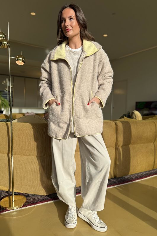 Beach Walk Fleece Jacket Latte